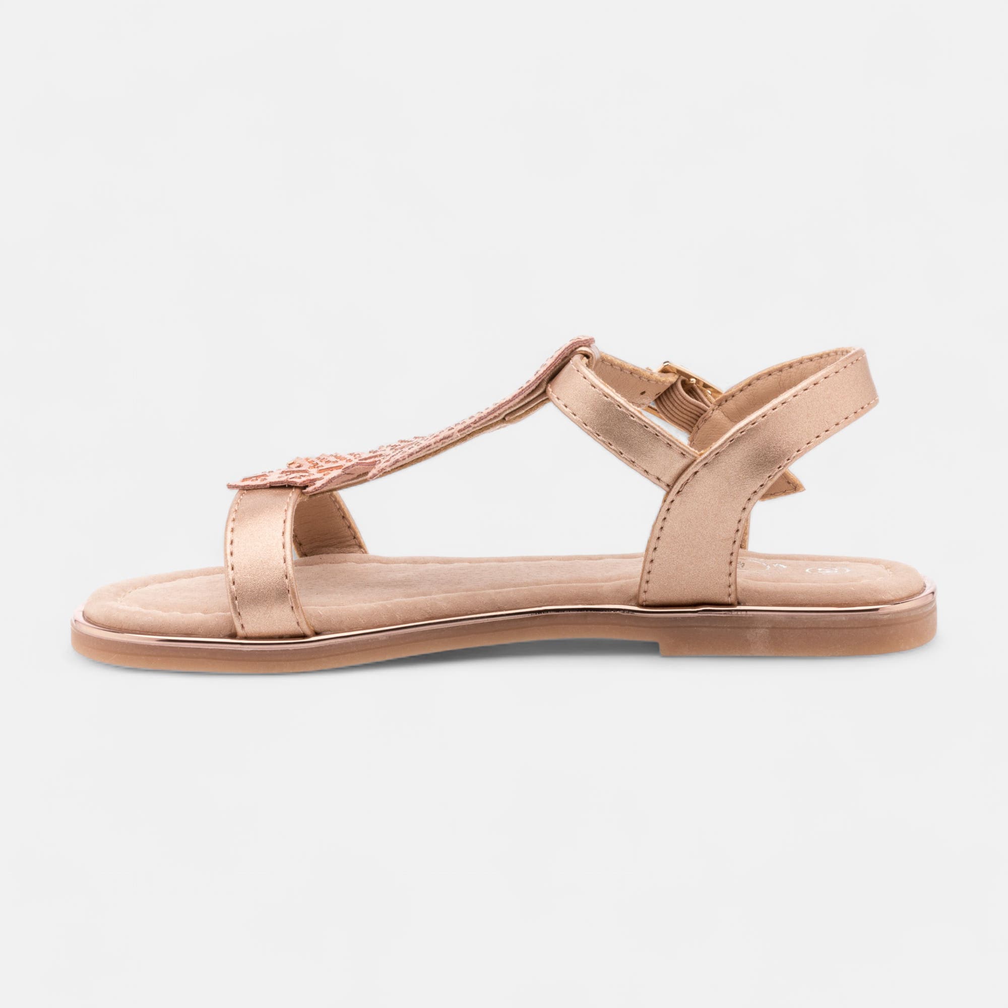 Nu-pieds Fille rose