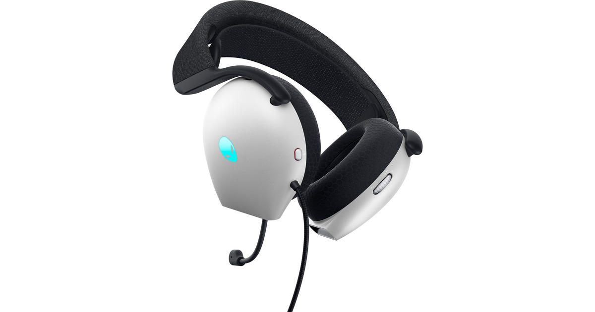 AlienwareBekabelde gamingheadset - AW520H over-ear gaming headset  (Wit/zwart)