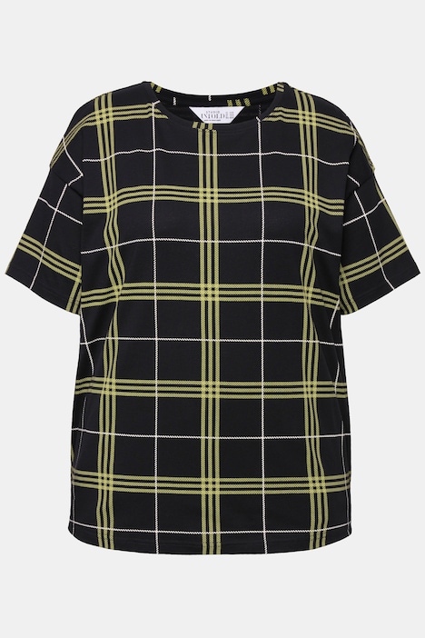 T-Shirt, oversized, Karo