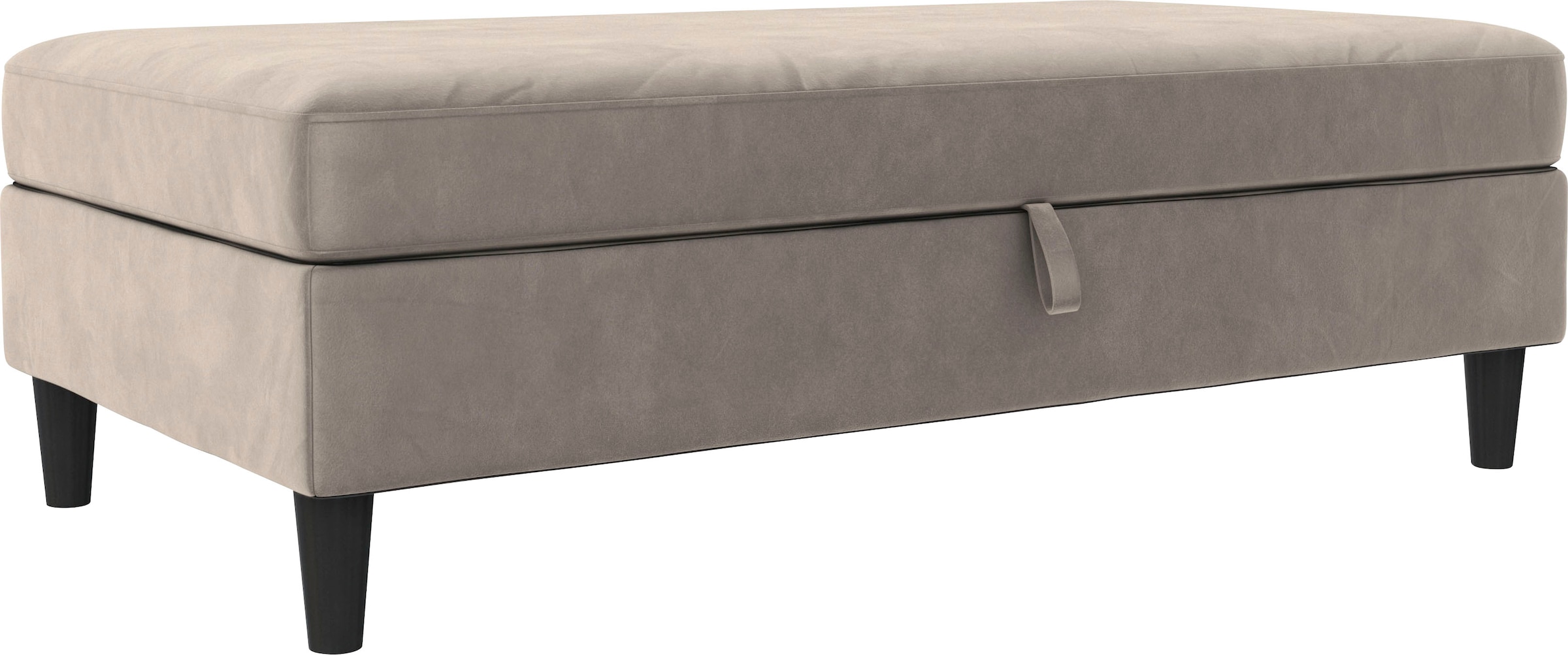 Dorel Home Stauraumhocker »Hartford« Polsterhocker mit Stauraum, frei im Raum stellbar, Sitzhöhe 43 cm