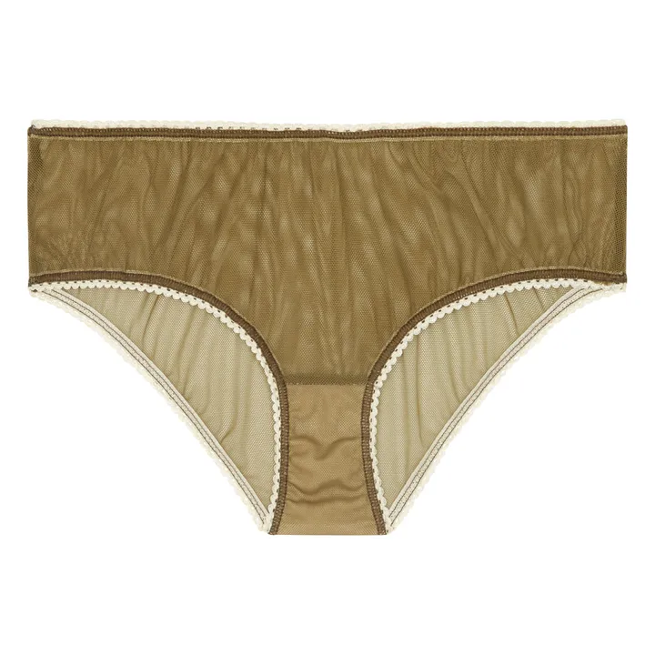 Momoni Culotte Amaca Tulle | Vert olive