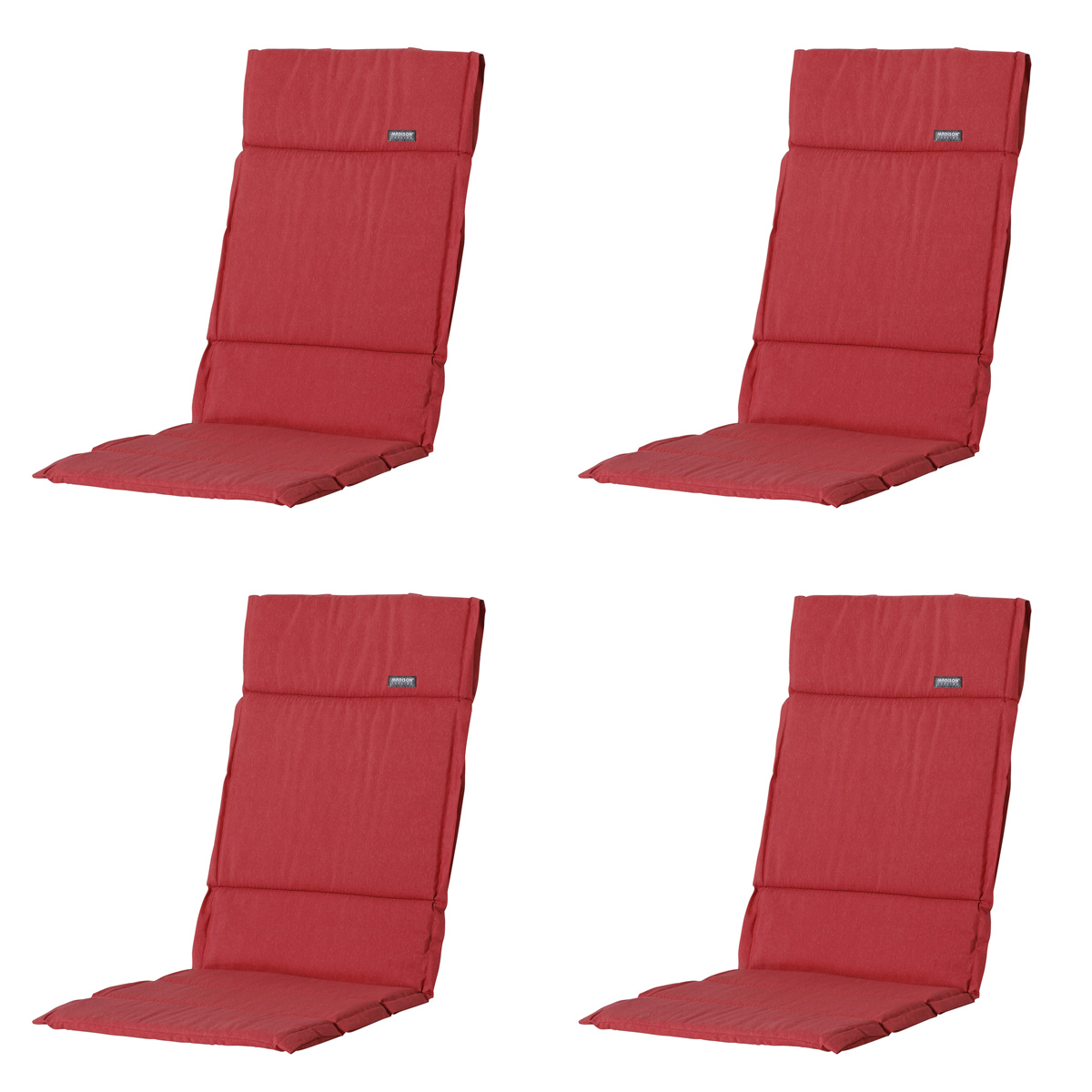 Madison Panama brick red Tuinkussen - Set van 4