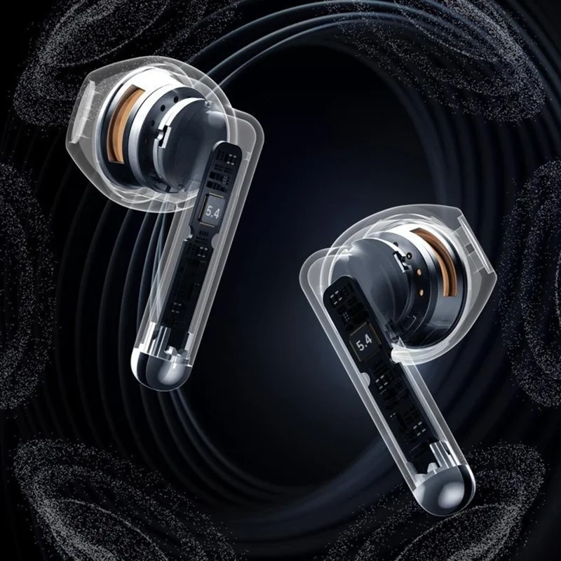 Erazer (by Lenovo) - XT97Pro Bluetooth 5.4 TWS Semi-In-Ear Kopfhörer Headset mit Ladecase (250mAh) - Schwarz