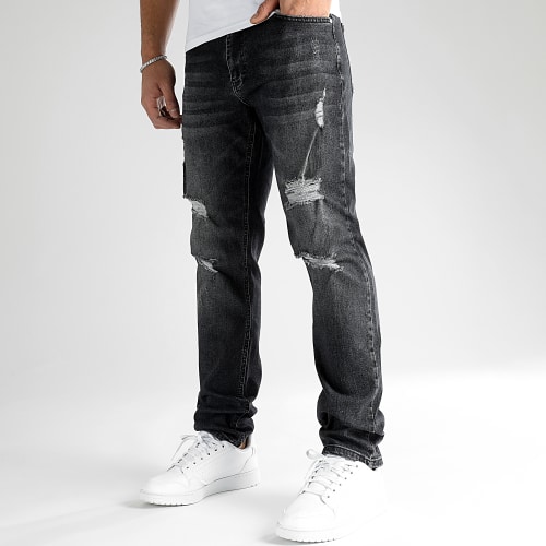 Jean Regular Fit Avec Destroy 2892 Denim Noir