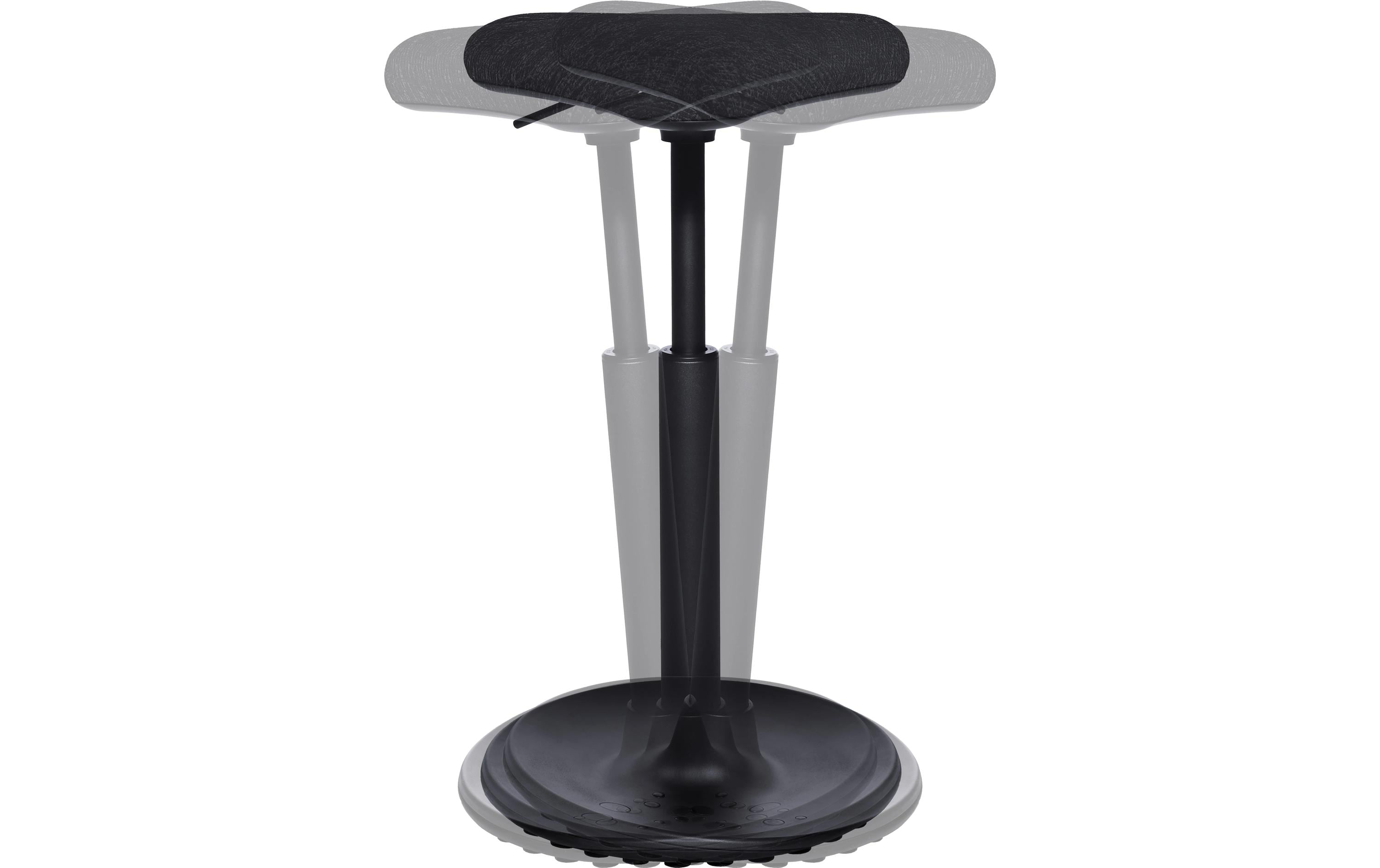 Hocker Sitness H1, Schwarz<br>Sitz-/Stehhilfe für bewegliches und aktiv dynamisches Sitzen bzw. Stehen