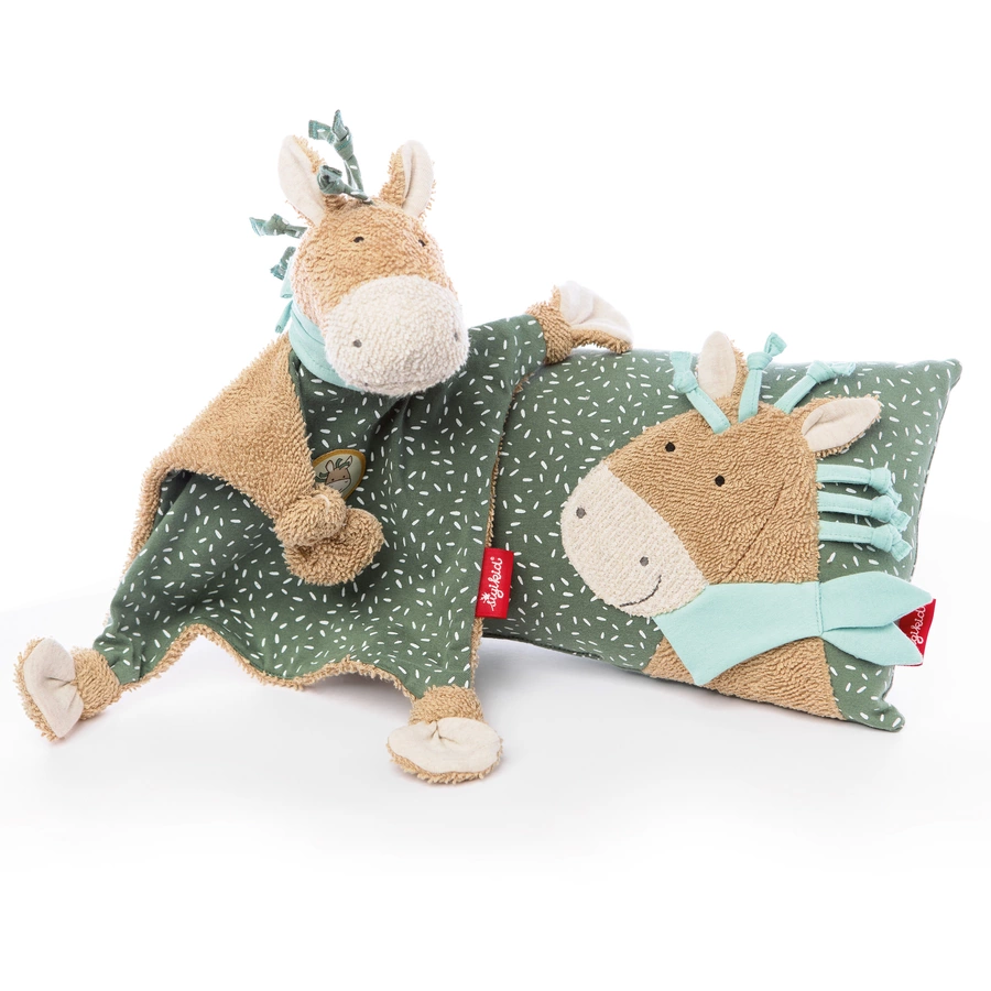 sigikid® Schnuffeltuch Pony Wiwi Wiah grün beige