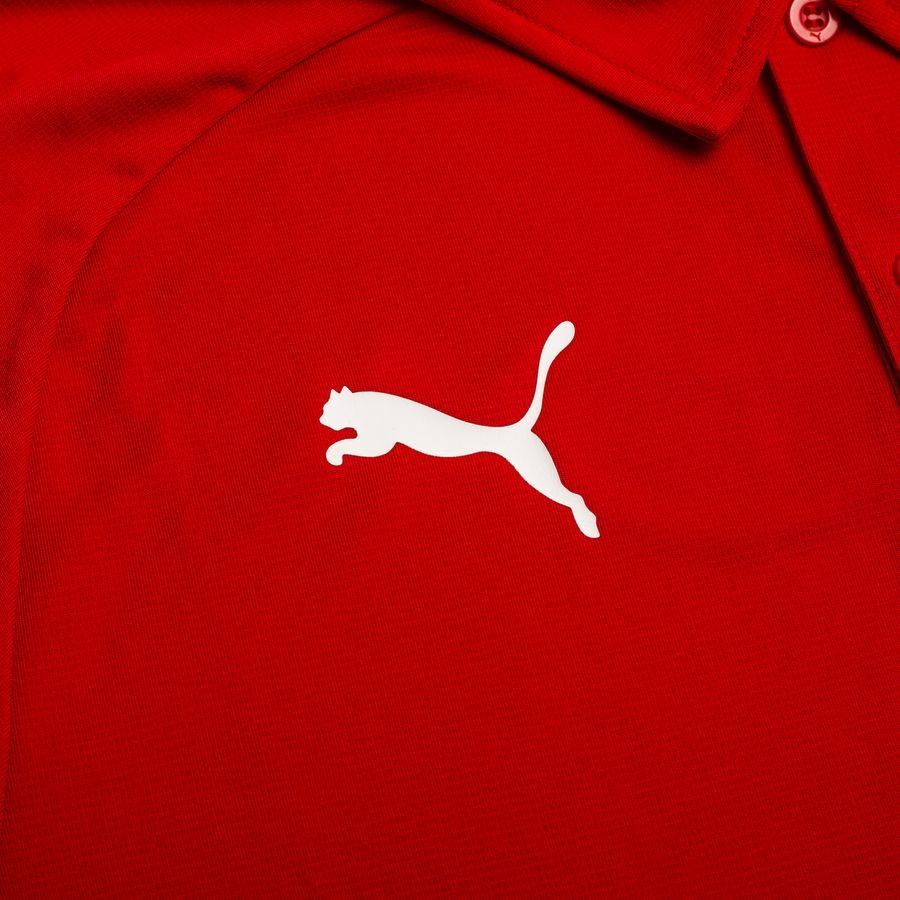 PUMA Polo LIGA Sideline - Rouge/Blanc
