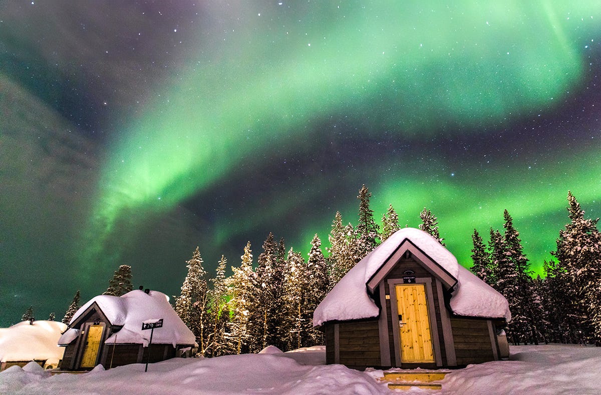 Glasiglu Hotel Saariselkä zum Verschenken