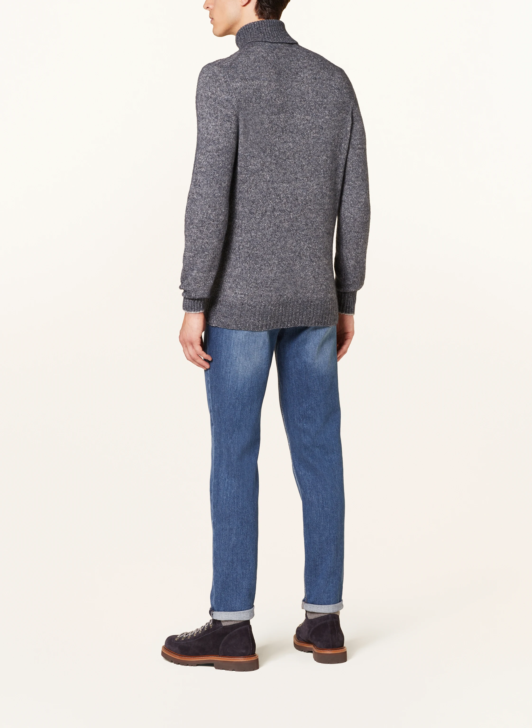 BRUNELLO CUCINELLI Rolkragenpullover mit Alpaka