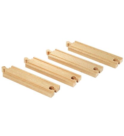 BRIO Lige Skinner - 4 dele - Medium - Tr? 33335