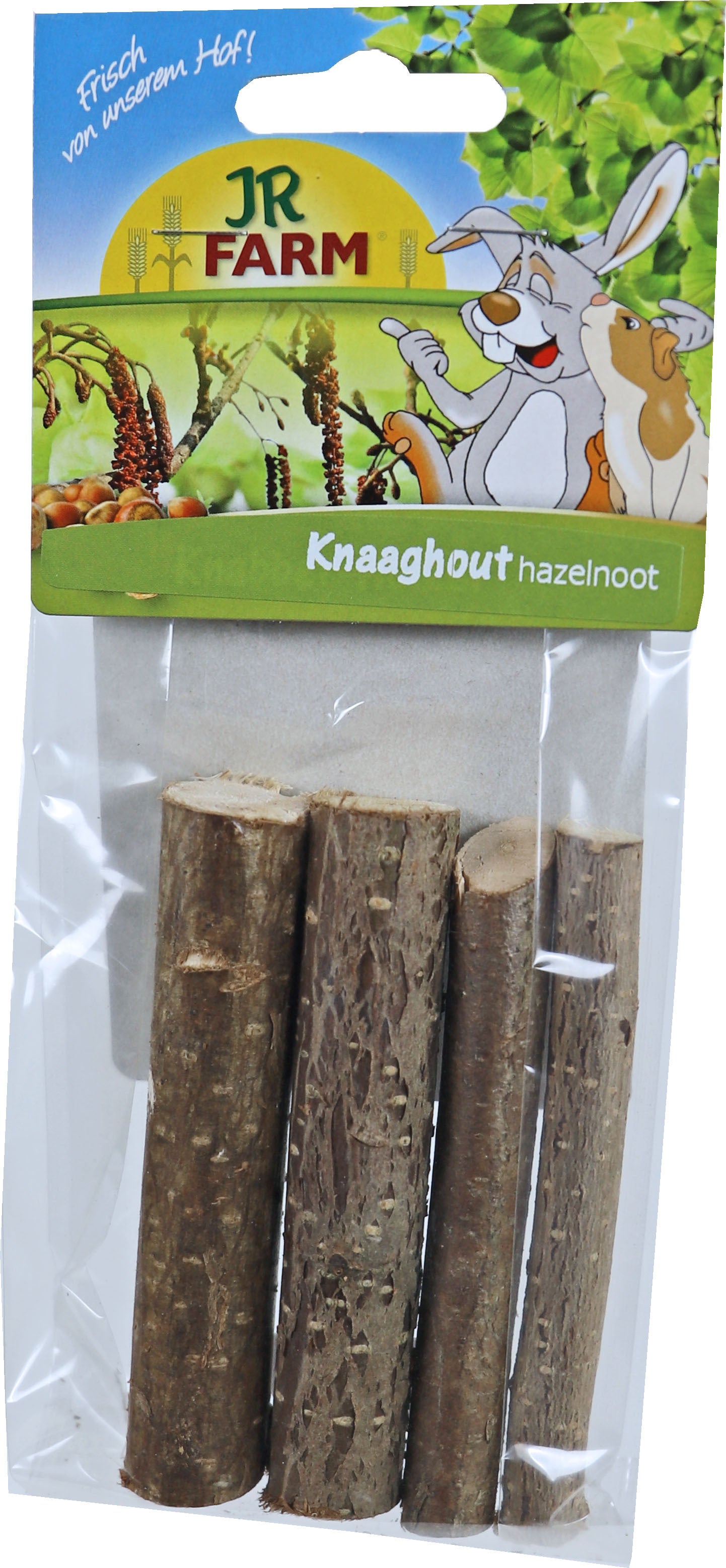JR Farm Knaaghoutstokjes hazelnoot 40 g