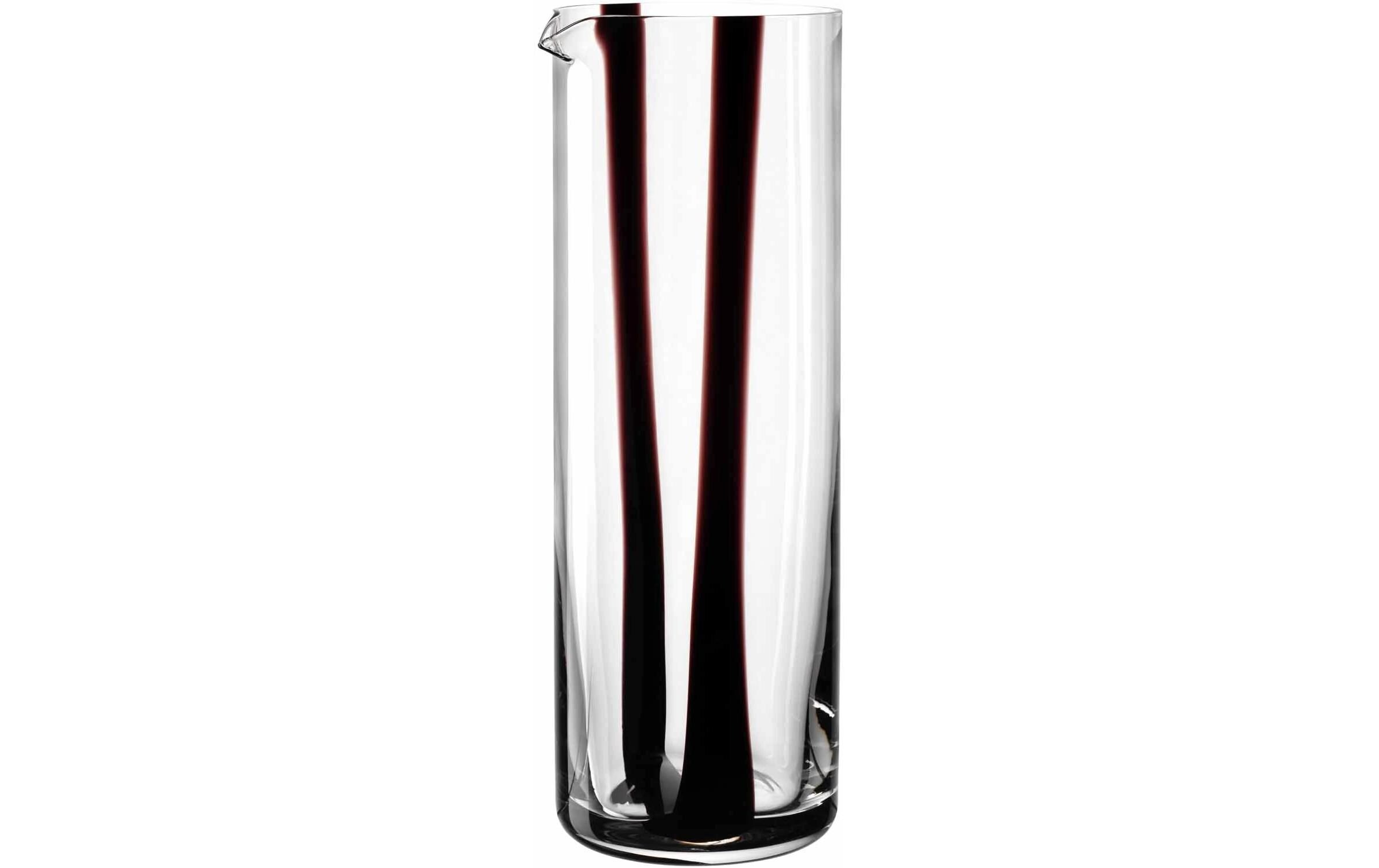 Krug Banda Nera 1 l, 1 Stück, Schwarz/Transparent/WeissAusschankgefässe