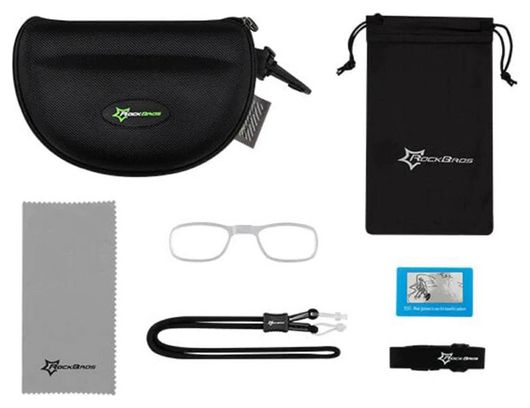 Lunettes de cyclisme photochromiques Rockbros 10143 UV400 - Noir