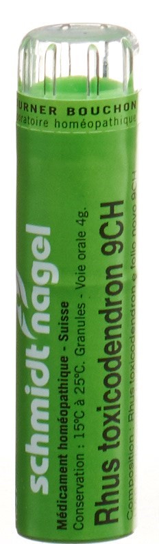 SCHMIDT-NAGEL Rhus Toxicodendron Gran 9 CH 4 g