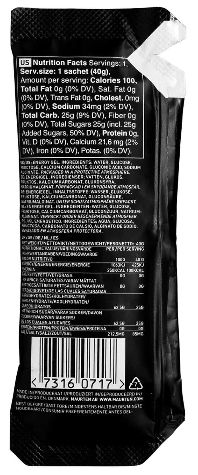 Maurten Gel Energético 100 kcal 12x40g