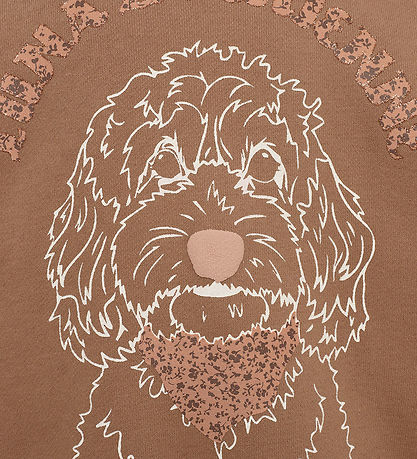 Sofie Schnoor Sweatshirt - Cashew Brown m. Print