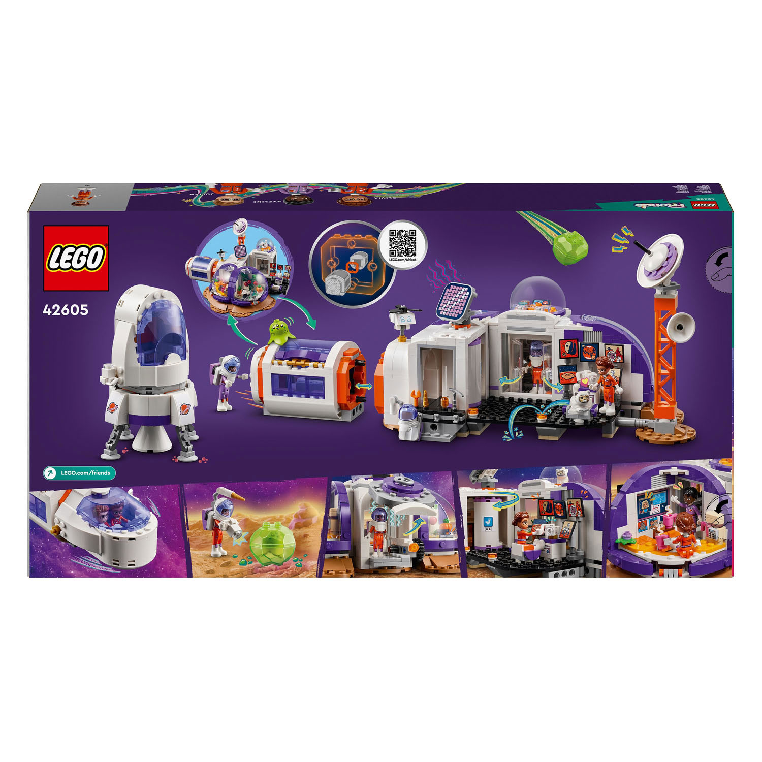 LEGO Friends 42605 Ruimtebasis op Mars en Raket