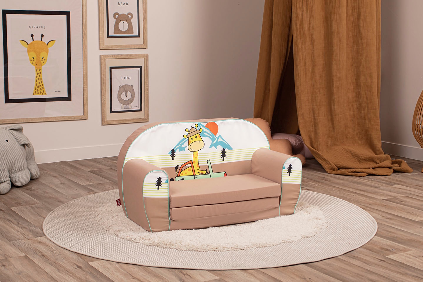 Knorrtoys® Sofa »Giraffe on Tour« für Kinder; Made in Europe