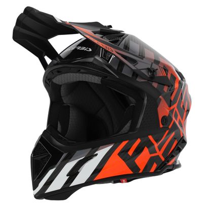 Casque cross Acerbis STEEL CARBON ECE 2206 2024 - Noir / Orange