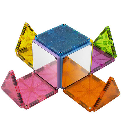 Magna-Tiles Magnetset - 15 Teile - Stardust Glitter & Spiegel