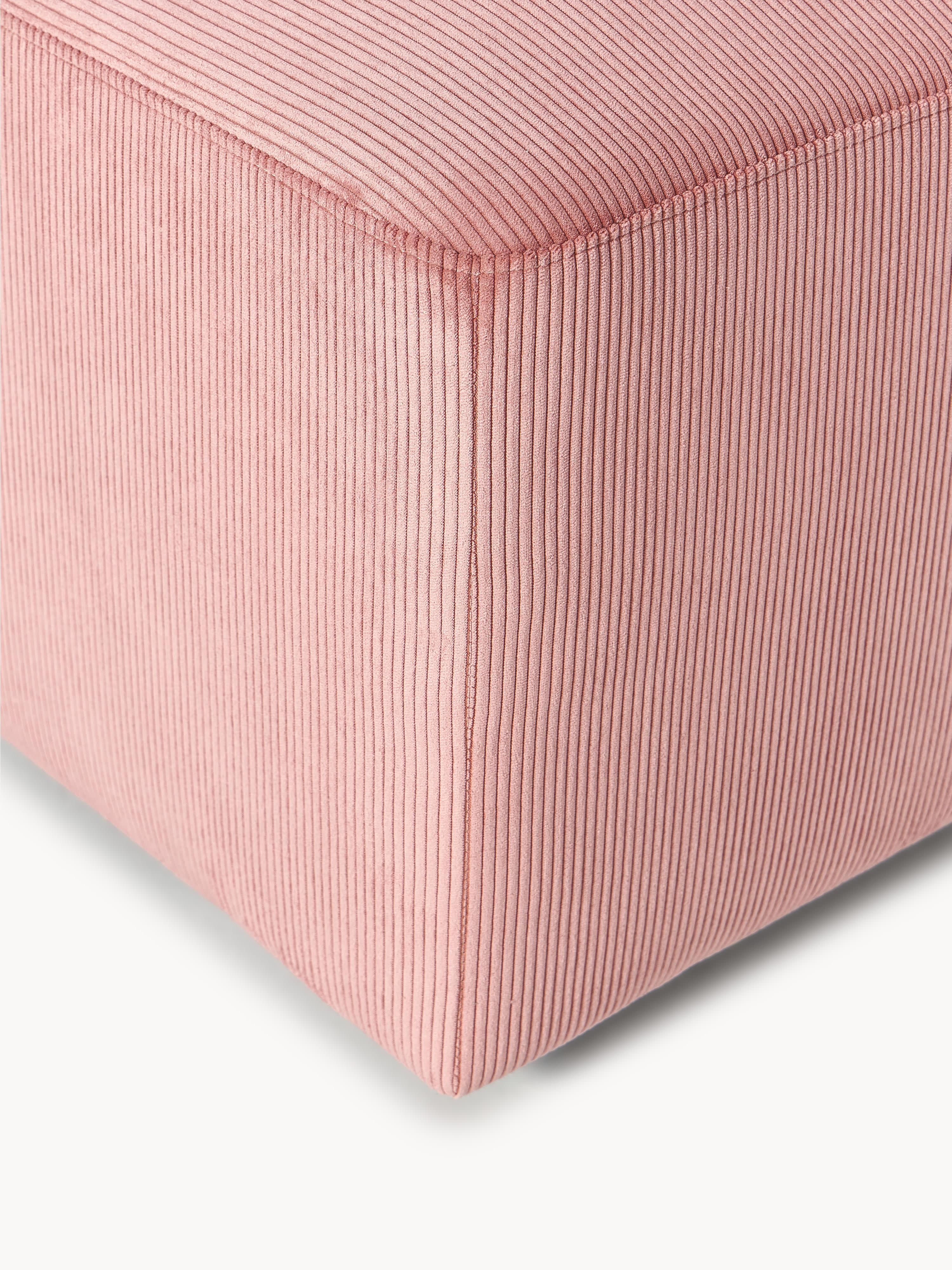 XL poef Melva van corduroy, B 116 x D 72 cm
