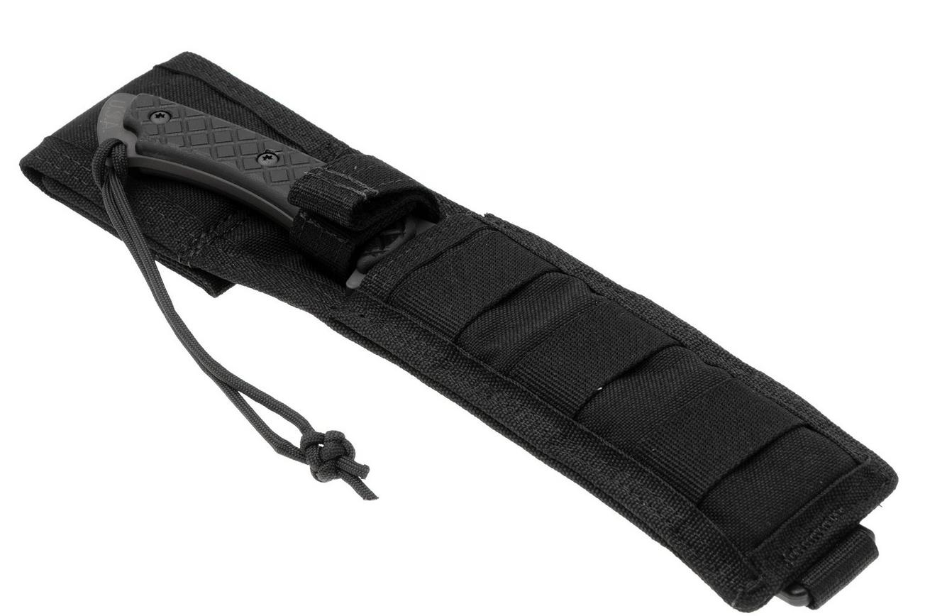Spartan Blades Ares SB1BKBKNLBK Black, Black Micarta, survivalmes, MOLLE schede