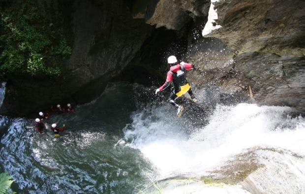 Canyoning in Sautens als Geschenkidee