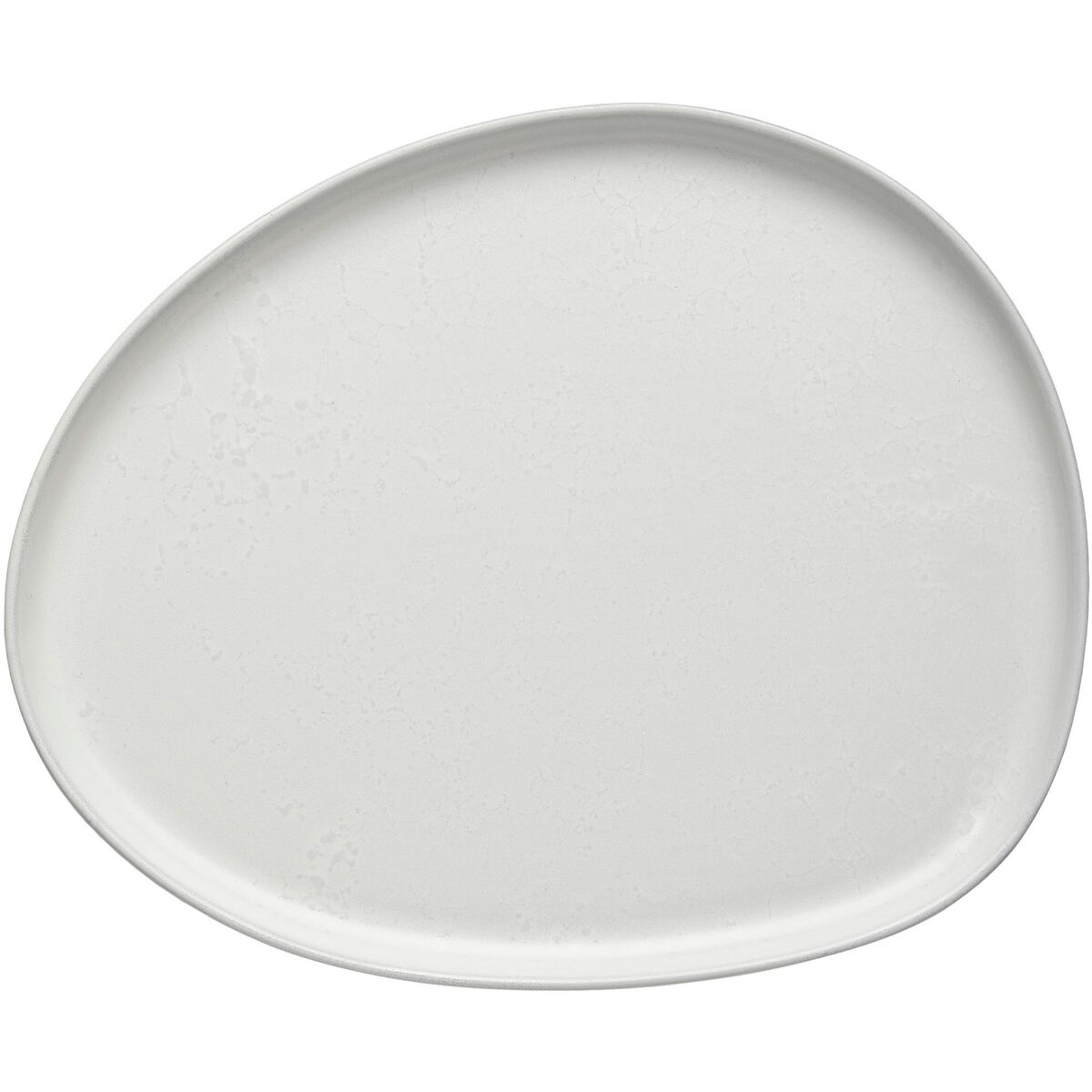 RAW Organic forrettstallerken, 24x21 cm, arctic white