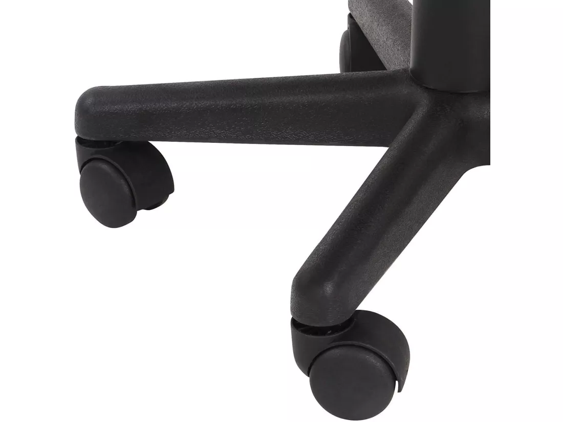 Chaise de bureau pivotante noire 60 x 55.5 x 106 cm 01_0000082