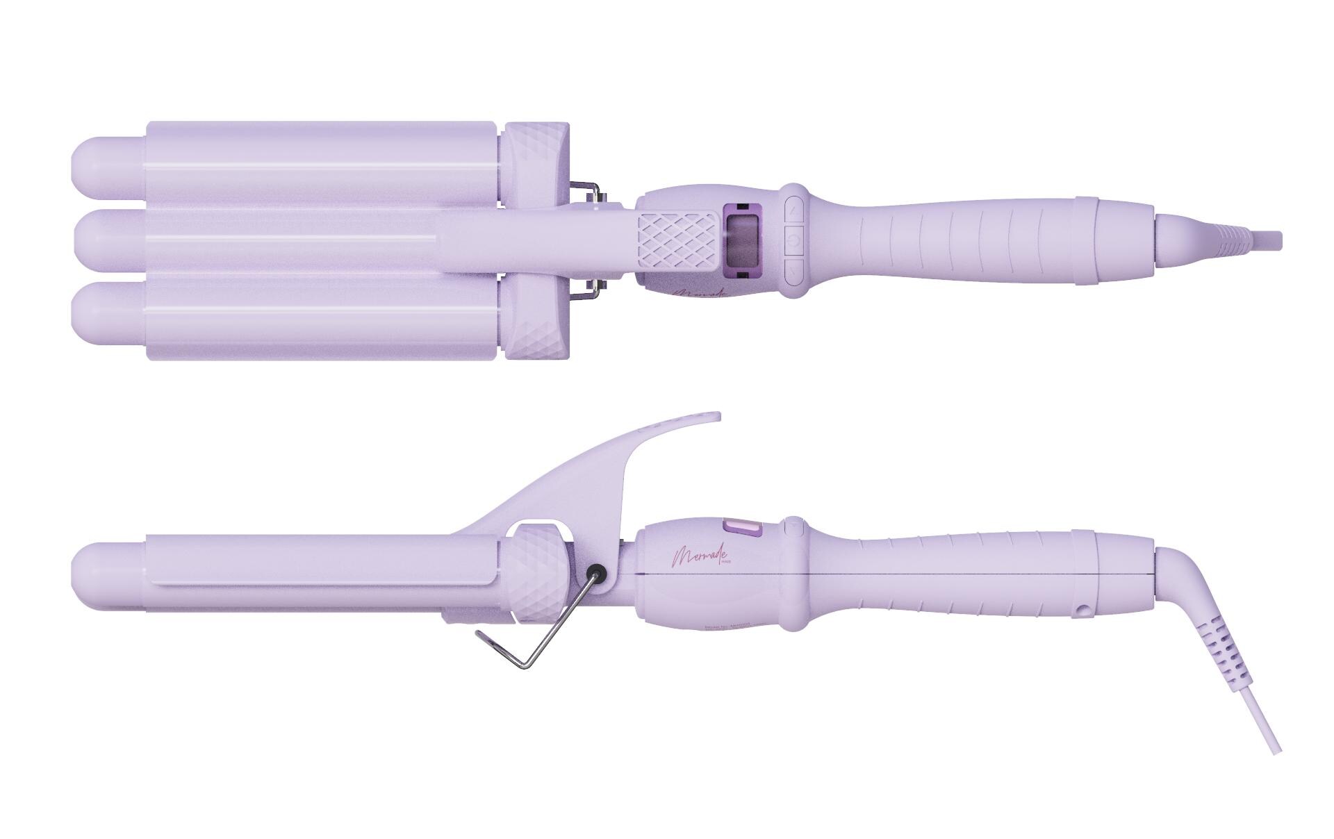 Welleneisen Cutie Waver 22 mm, LilaDreifaches Welleneinsen