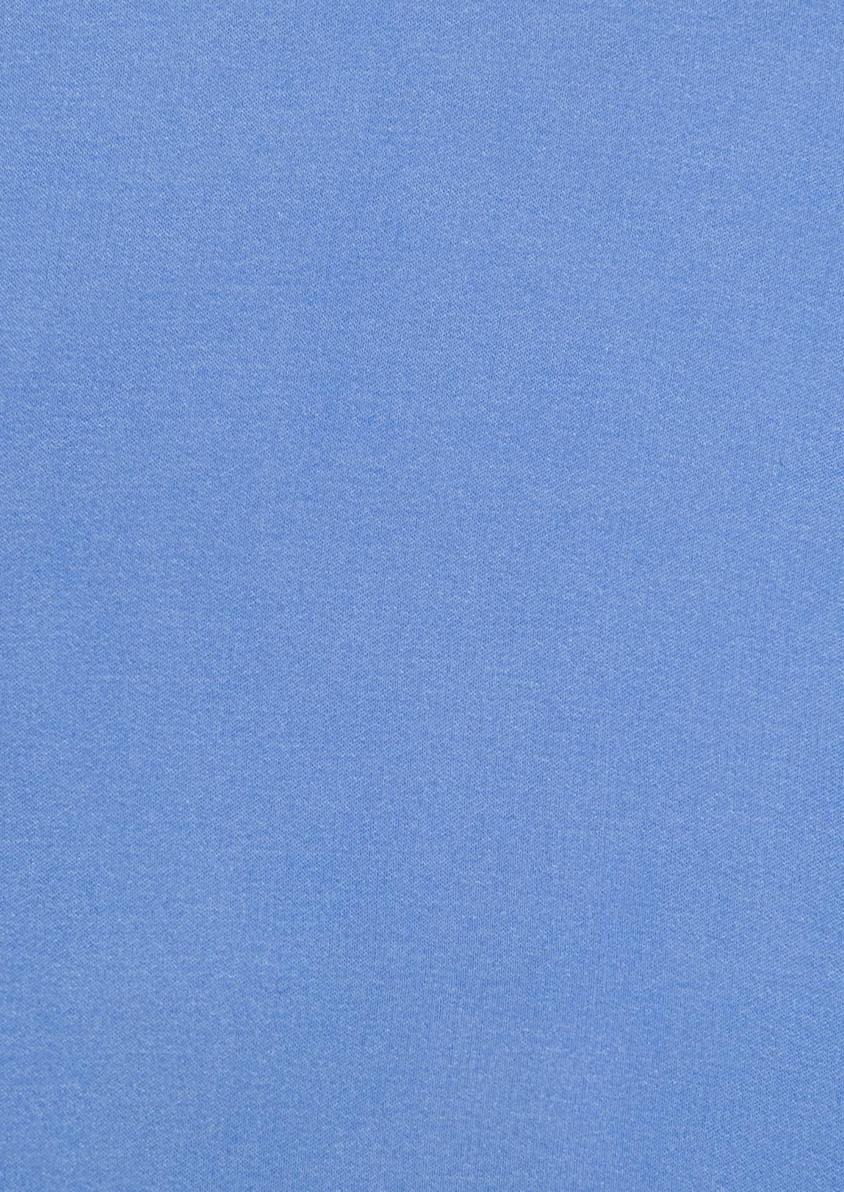 Pochette en soie unie bleu clair