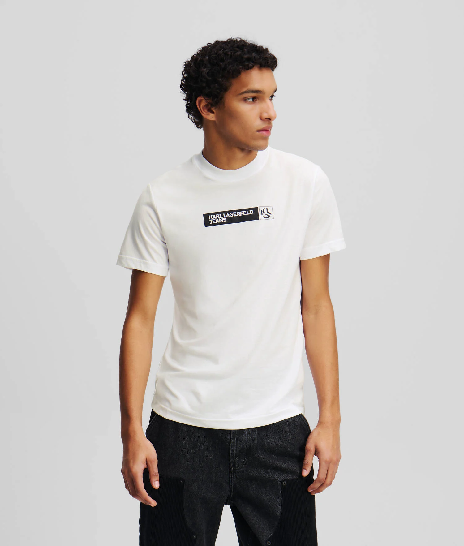 T-SHIRT AJUSTÉ - Blanc