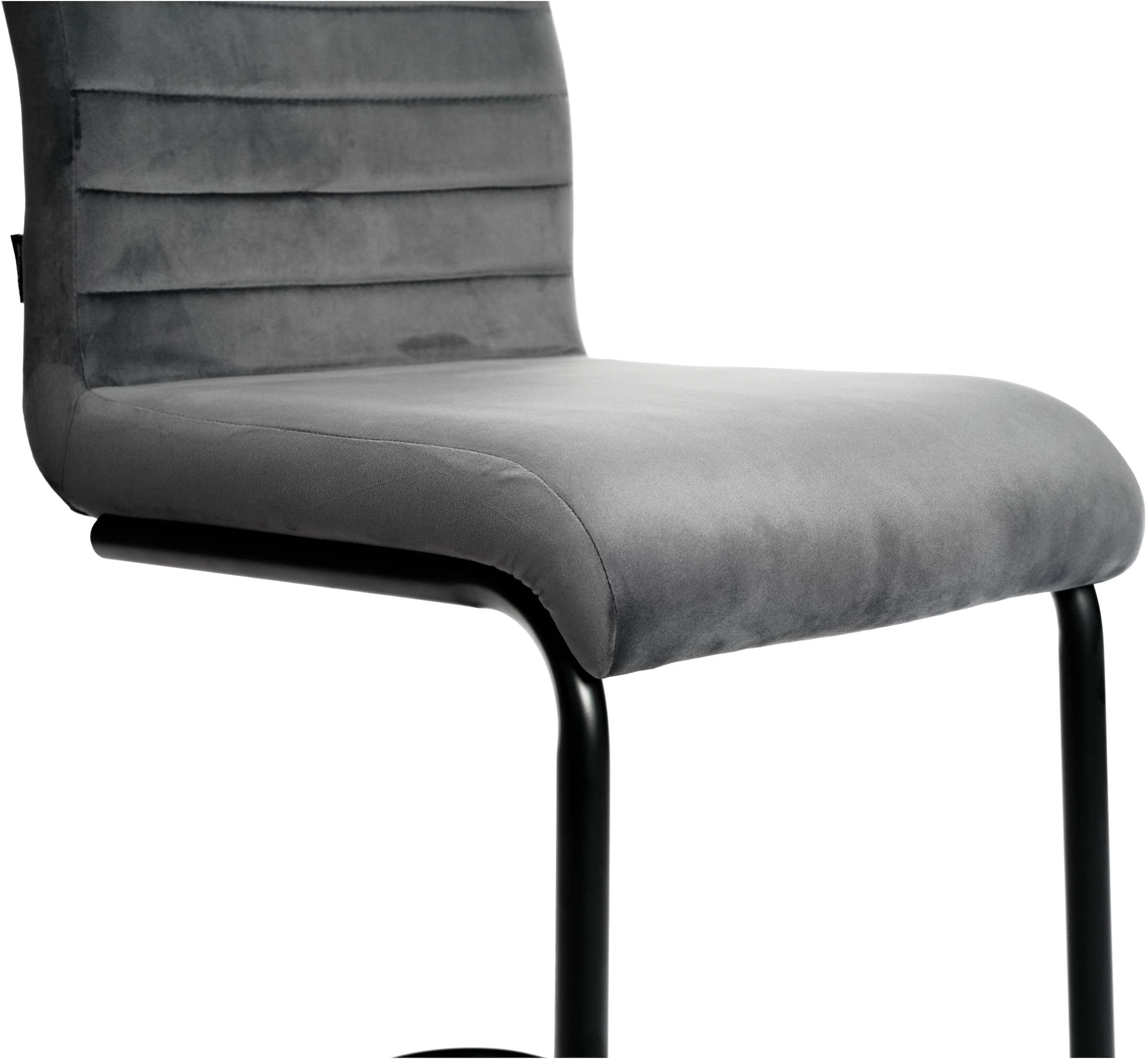 GOODproduct Essgruppe »Elbach, TOPSELLER!, OTTOs Choice« Set, 5 Stk. tlg. ausziehbar 120-160 cm, Hochglanz, Tischgruppe Freischwinger