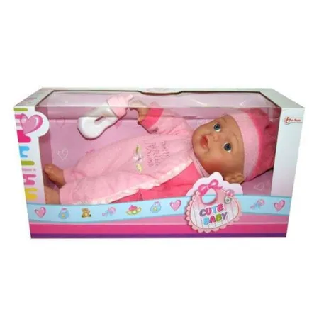 Toi-Toys Süße Babypuppe mit Flasche 30 cm, 1 Stück, 3-fach sortiert