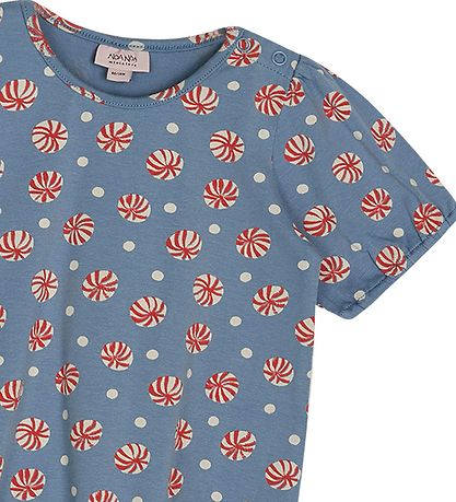 Noa Noa miniature Body k/ä - Baby NealaNNM - Print Blau/Weiß/Rot