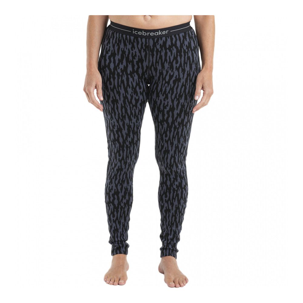 Icebreaker 260 VERTEX GLACIAL FLOW - Sous-couche Femme graphite/black/j