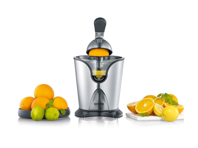 Severin Citruspresser 160 watt Stål/Sort