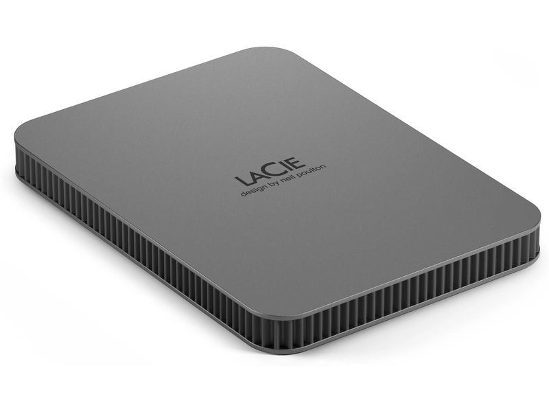 LaCie Externe Festplatte Mobile Drive Secure 2 TB Externe tragbare Festplatte mit 2 TB Speicherkapazität