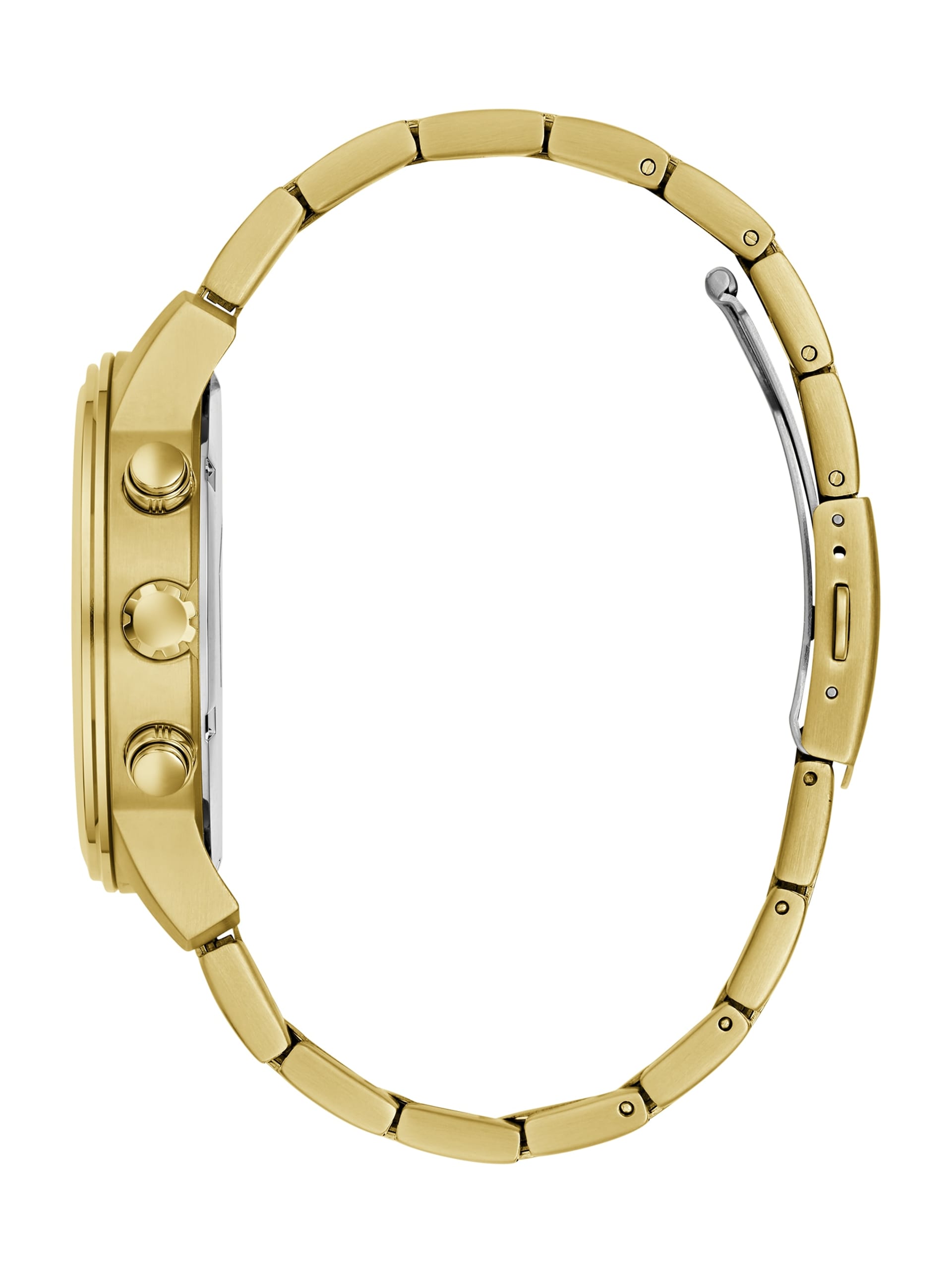 Relógio multifuncional em aço inoxidável de 44 mm