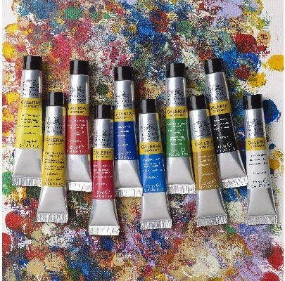 Winsor & Newton - Galeria Akrylmaling Sæt - 10X12 ML