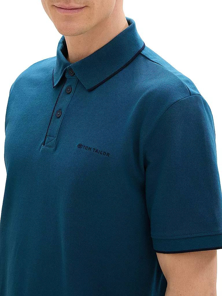TOM TAILOR Poloshirt Regular Fit petrol