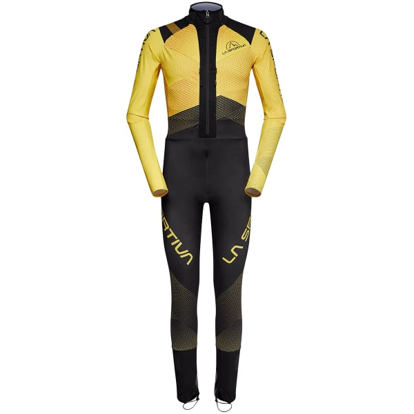 Pantalon ski de randonnée LA SPORTIVA STRATOS VI RACING SUIT BLACK/YELLOW