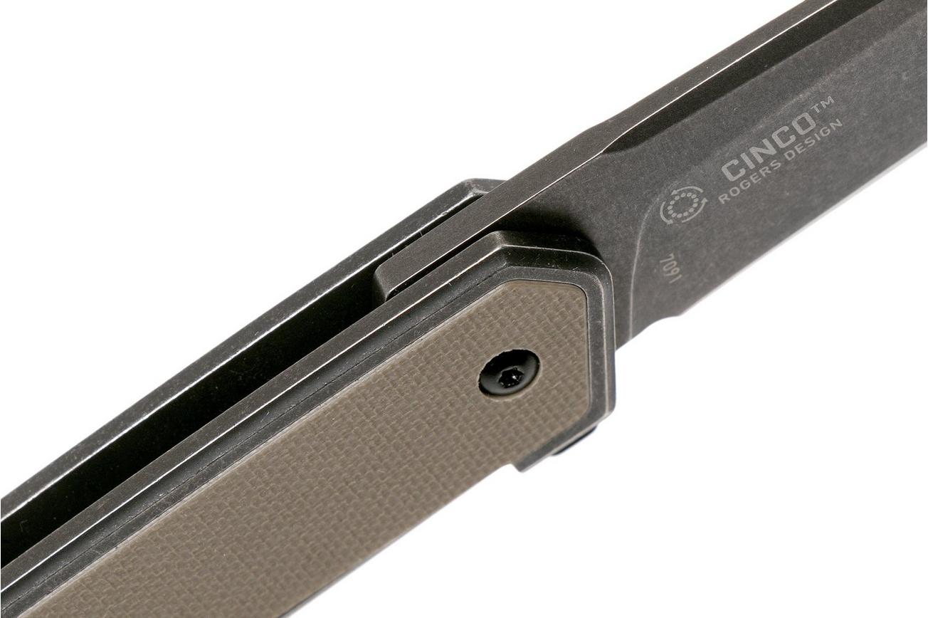 CRKT Cinco 7091 zakmes, Richard Rogers design