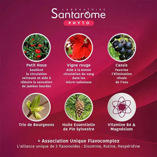 Santarome - Fluidiveine Light Legs - Circulação - 30 comprimidos