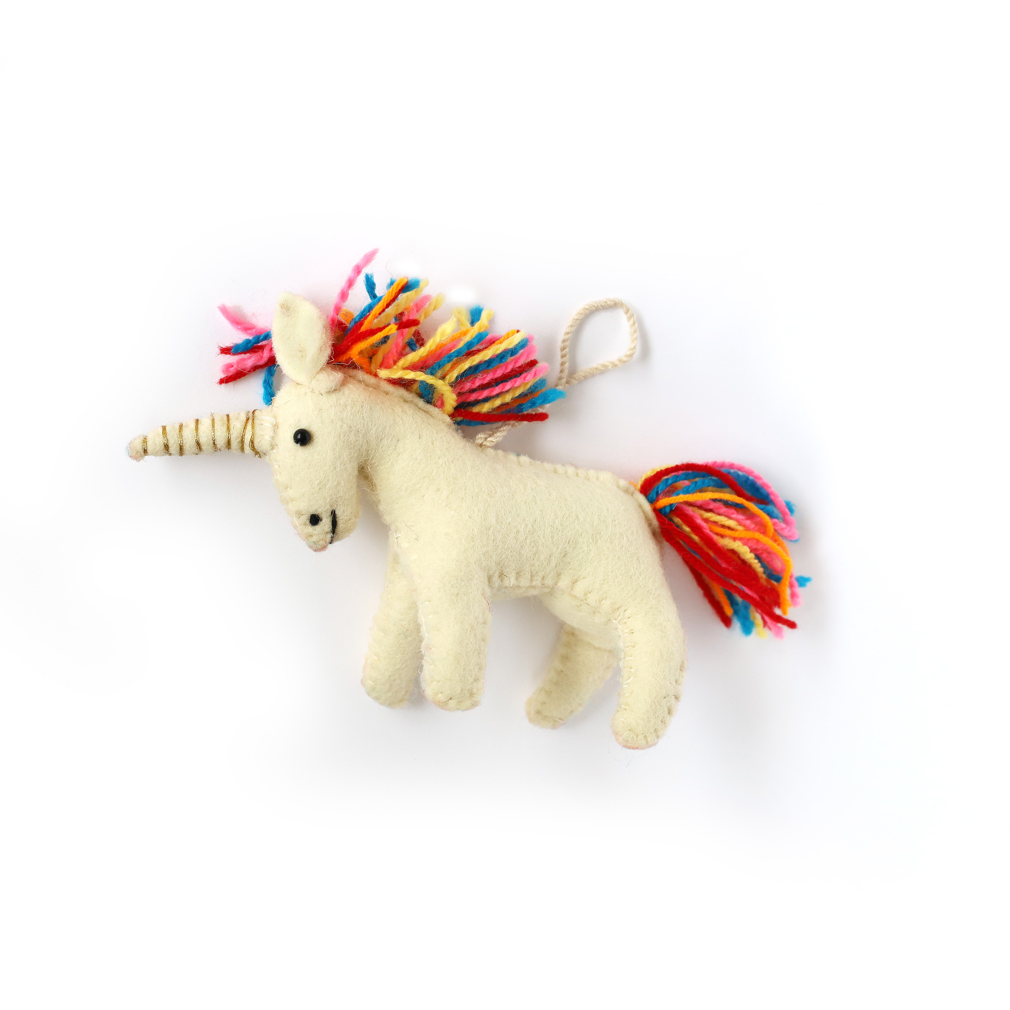 Anhänger 'Einhorn', weiß, multicolor, H 10,5 cm günstig bestellen