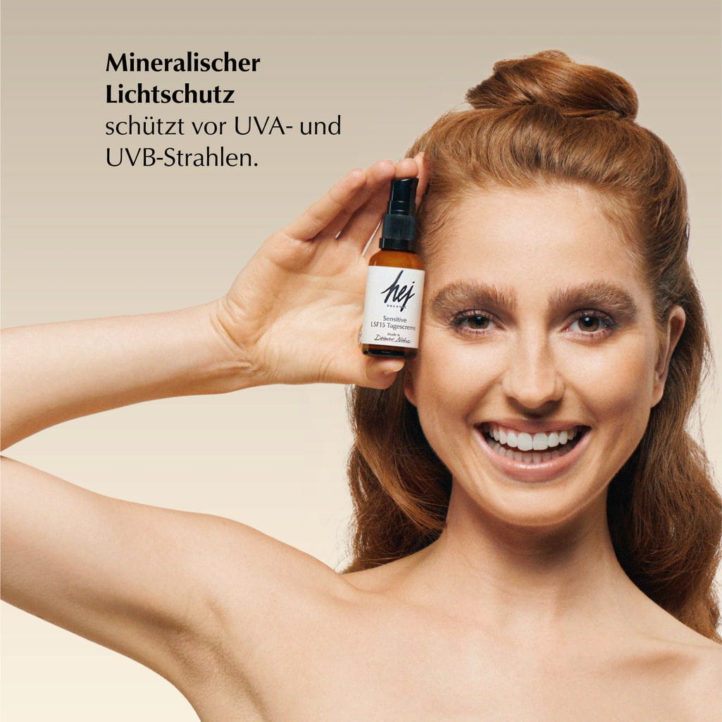 HEJ ORGANIC  Sensitive LSF 15 Tagescreme, 30 ml