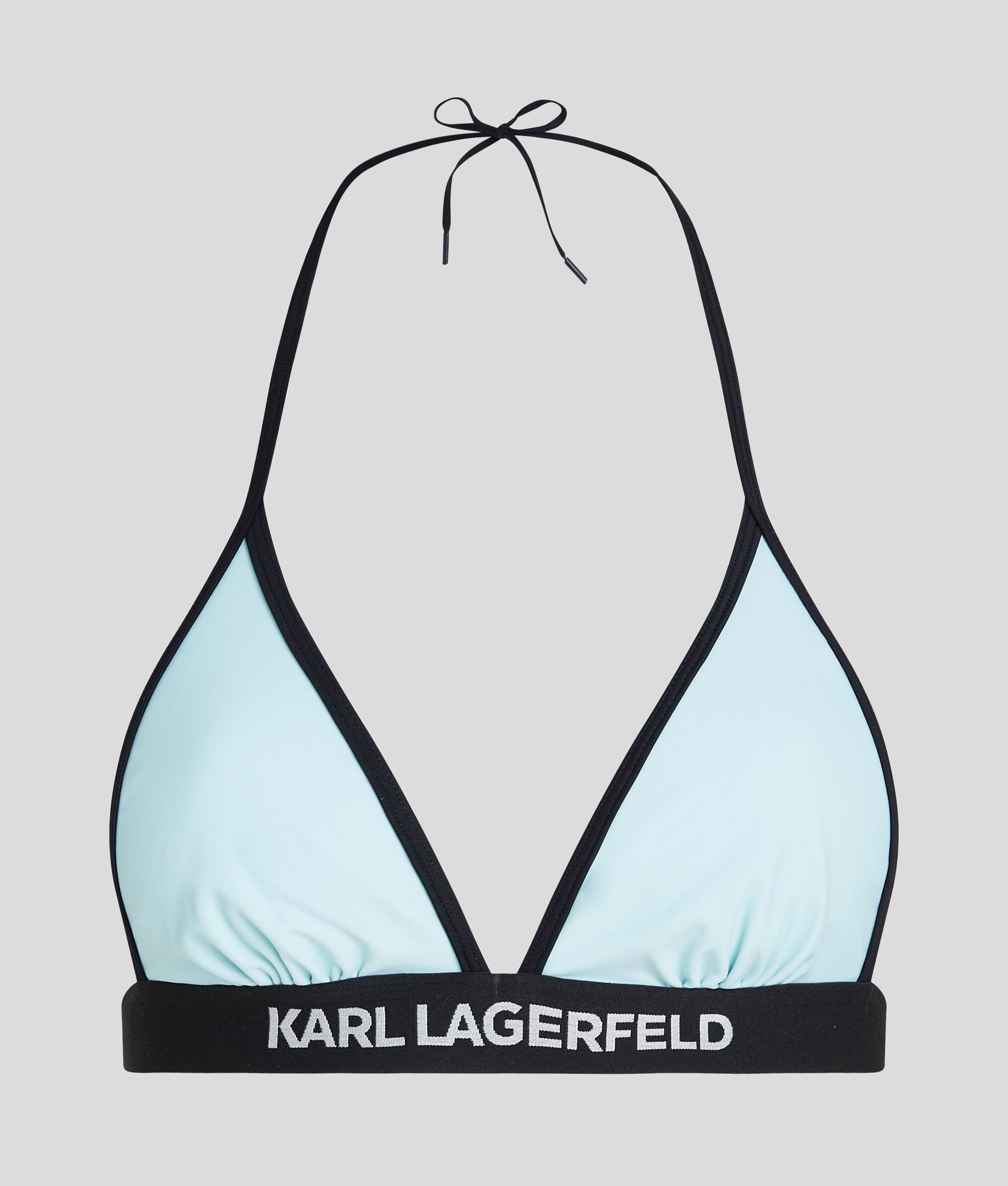 HAUT DE BIKINI TRIANGLE AVEC LOGO KARL
