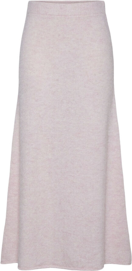 Pieces PCPAM HW ANK KNIT SKIRT BC Pink-a-boo
