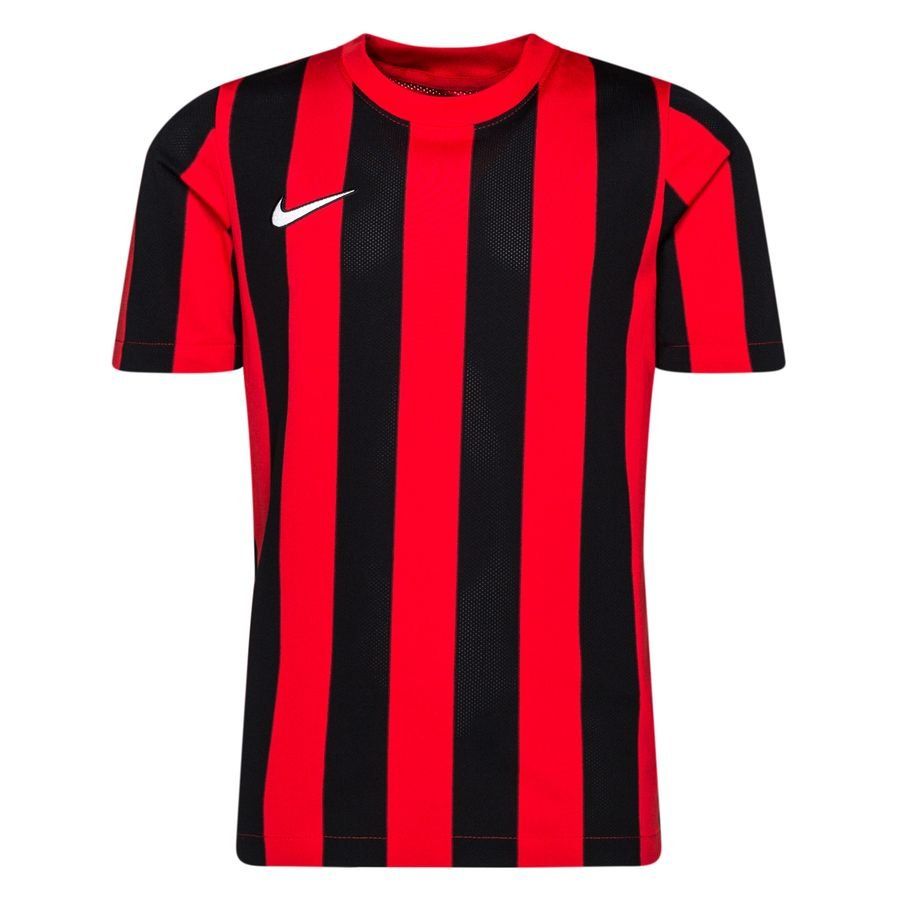 Nike Maillot DF Striped Division IV - Rouge/Noir/Blanc Enfant