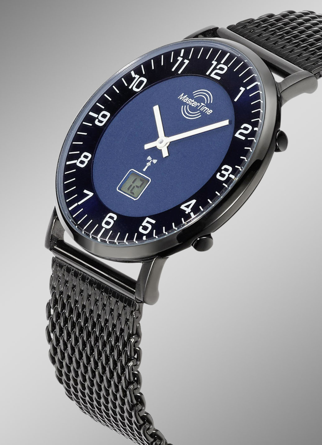 Master Time Funk-Herrenuhr mit Edelstahlband